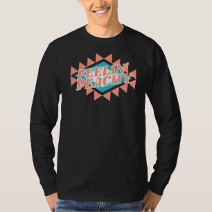 Feelin' Peachy Peaches Fruit Summer Boho Western T-Shirt