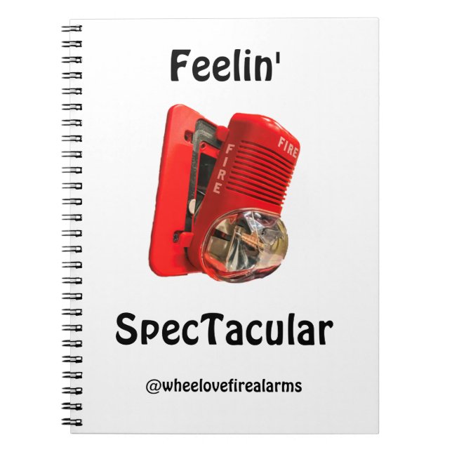Feelin SpecTacular Notebook (Front)