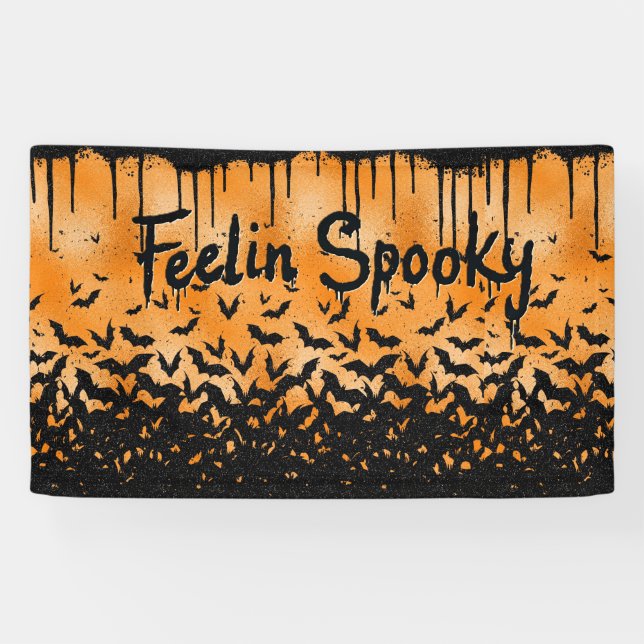 Feelin Spooky Halloween Banner (Horizontal)