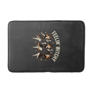 Feelin’ Witchy Halloween Witch Dance Bath Mat
