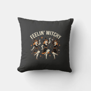 Feelin’ Witchy Halloween Witch Dance Cushion