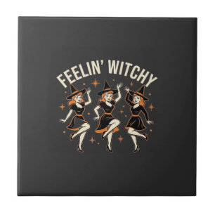 Feelin’ Witchy Halloween Witch Dance Tile