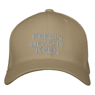 Feeling' Beachy Keen Beach vibe Lake Life Embroidered Hat