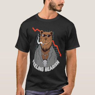 Feeling Bearish Crypto Bitcoin Bear BTC Bullrun co T-Shirt
