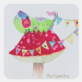 Feeling Beautiful Square Sticker