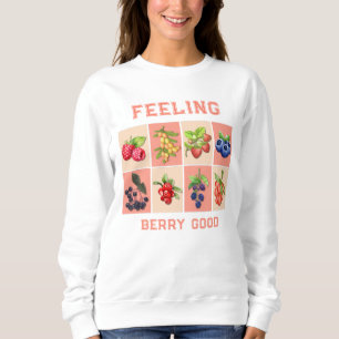 FEELING BERRY GOOD Customisable Strawberry Berries Sweatshirt