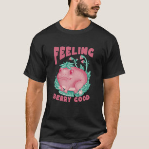 Feeling Berry Good Frog Kawaii Cute Funny T-Shirt