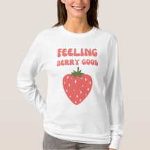 Feeling Berry Good Pink Strawberry Women