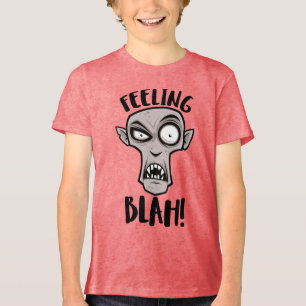 Feeling Blah Nosferatu Vampire Tri-Blend Shirt