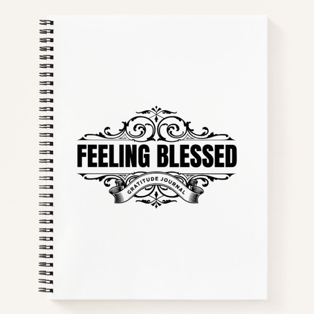 Feeling Blessed: Gratitude Journal  (Front)