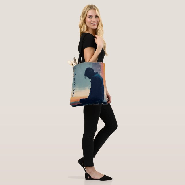 Feeling Blue – Limited Edition (5) Tote Bag (On Model)