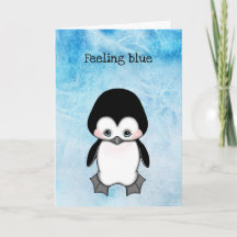 Feeling Blue Miss You Sad Penguin