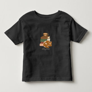 Feeling Bookish Cat Toddler T-Shirt