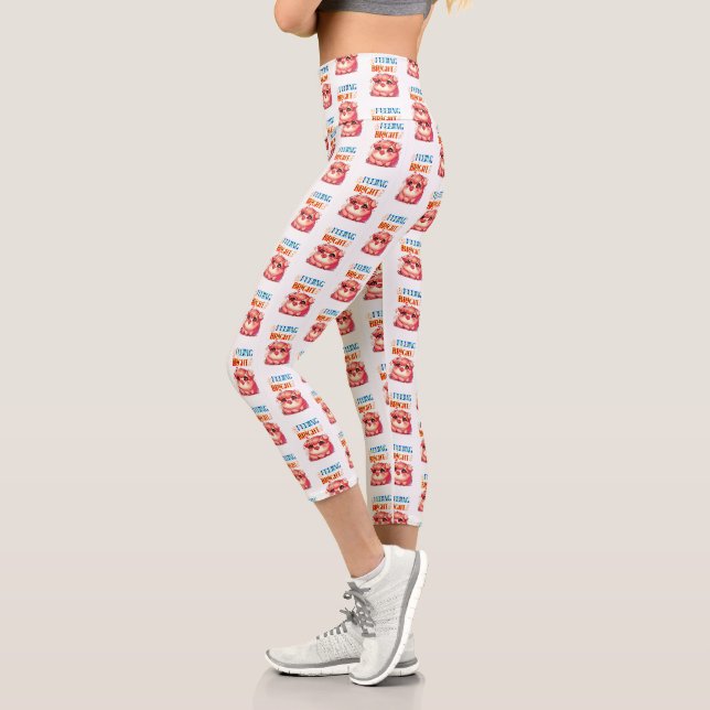 Feeling Bright Capri Leggings (Left)