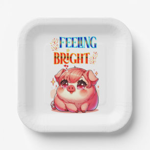 Feeling Bright Paper Plate