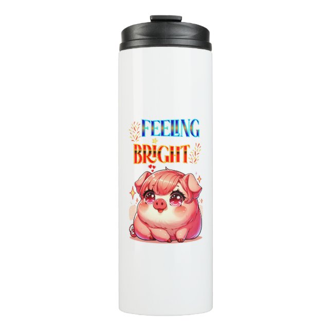 Feeling Bright Thermal Tumbler (Front)