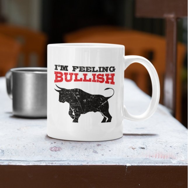 Feeling Bullish Bull Trading Stock Market Trading Coffee Mug (Feeling Bullish Bull Trading Stock Market Trading Coffee Mug)