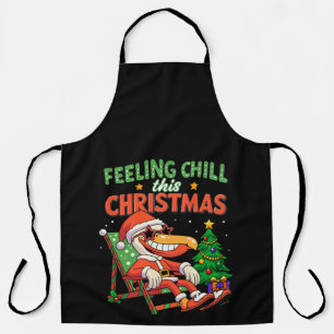 Feeling Chill This Christmas Pelican Retro Holiday Apron