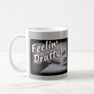 Feeling Drafty Cheeky Author Humour Coffee Mug