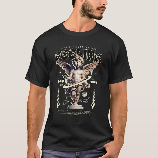 Feeling Emotional Armed Cherub Tee (Front)