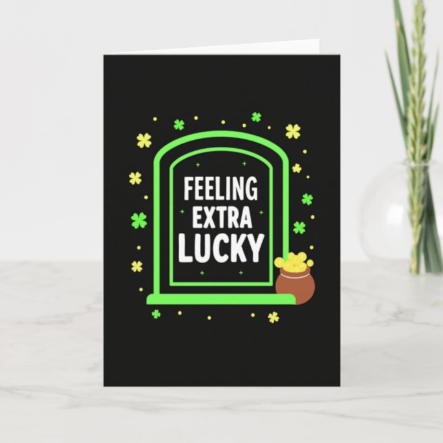 Feeling Extra Lucky Card (Front)
