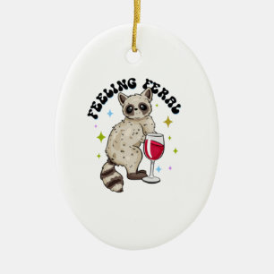 Feeling Feral Ceramic Tree Decoration