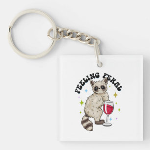 Feeling Feral Key Ring