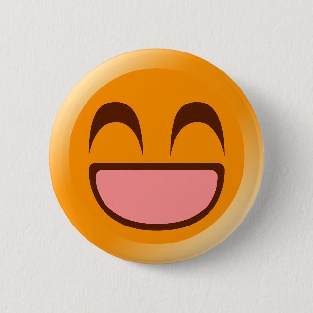 Feeling Fine 6 Cm Round Badge (Front)