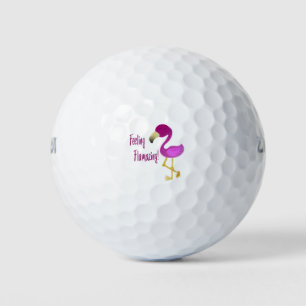 Feeling Flamazing Flamingo Golf Balls
