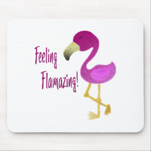 Feeling Flamazing Flamingo Mouse Mat