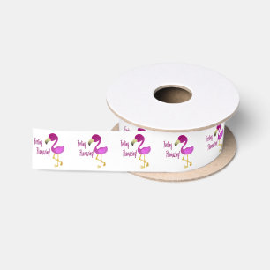Feeling Flamazing Flamingo Satin Ribbon