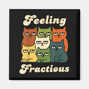 Feeling Fraction Veterinarian Cat Mum Veterinary Magnet
