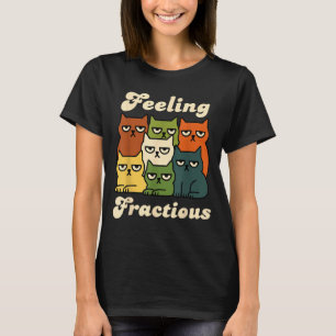 Feeling Fraction Veterinarian Cat Mum Veterinary T-Shirt
