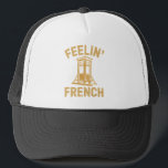 Feeling French Vintage Guillotine Trucker Hat<br><div class="desc">Feeling French Vintage Guillotine</div>