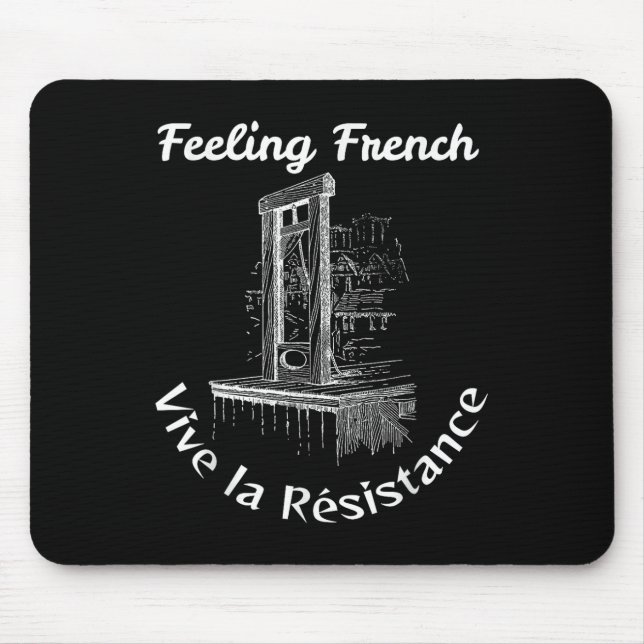 Feeling French Vintage  Mouse Mat (Front)