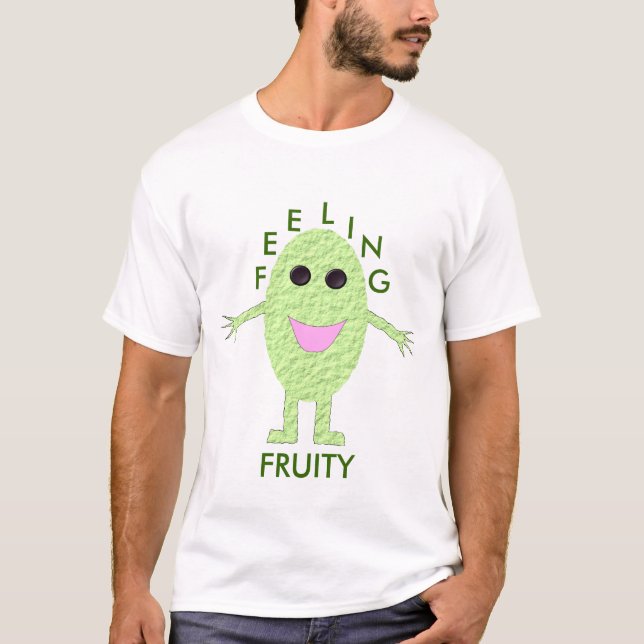 Feeling Fruity Mens Green Grape T Shirt (Front)