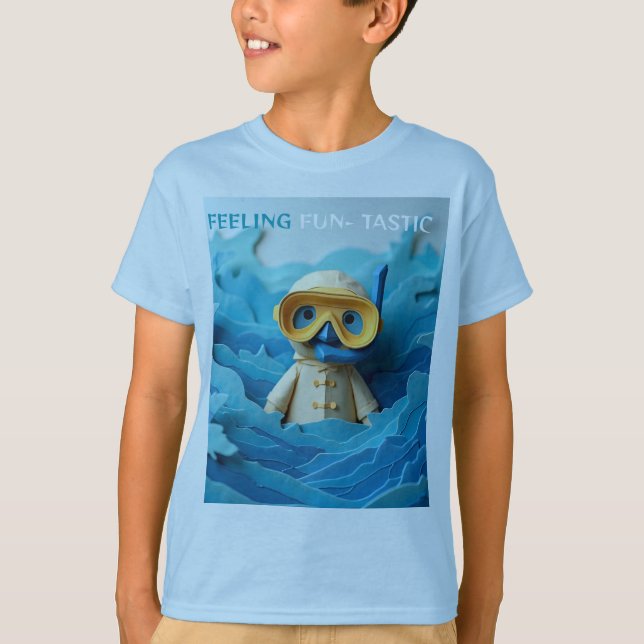 Feeling fun-tastic snorkeler T-Shirt (Front)