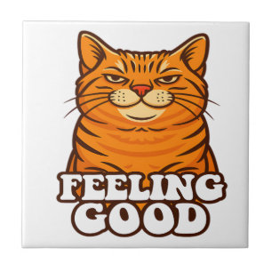 Feeling Good Cool Cat Tile