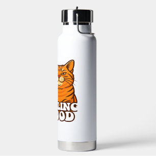 Feeling Good Cool Cat Water Bottle