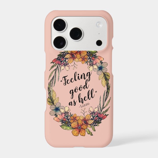 Feeling Good Lizzo Quote iPhone Case (Back)
