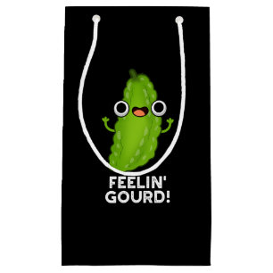 Feeling Gourd Funny Feeling Good Dark BG Small Gift Bag