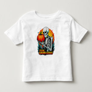 'Feeling Gourd-geous' Skeleton Hand Halloween Tee