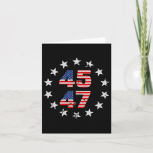 Feeling Great Again Trump 2024 American Flag (on B Card