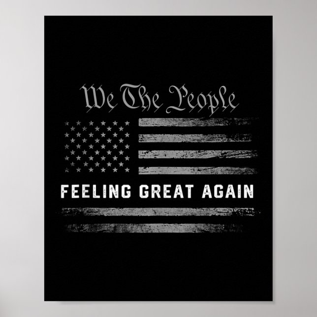 Feeling Great Again Trump 2024  Poster (Front)