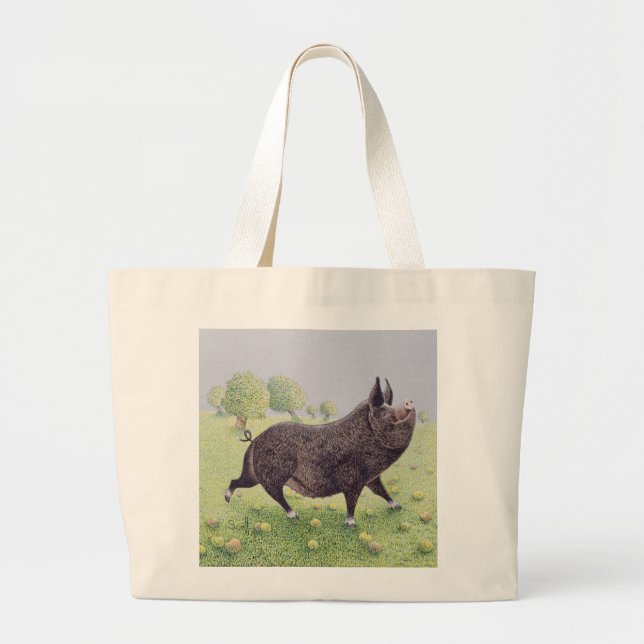 Feeling Great Large Tote Bag (Front)