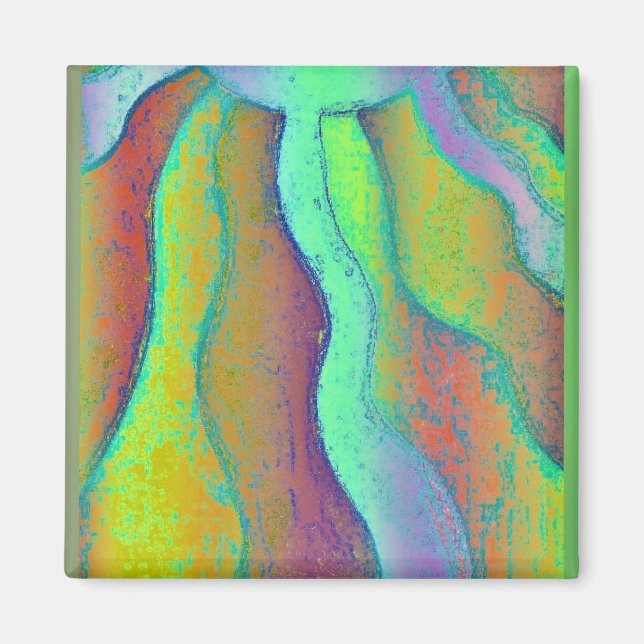 feeling green magnet (Front)