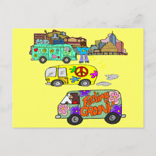 Feeling Groovy Baby Boomer Postcard