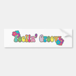 Feeling Groovy Bumper Sticker
