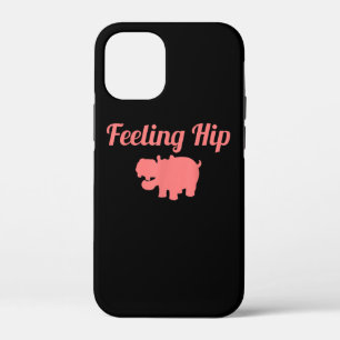 Feeling Hip Hippopotamus Funny Hippo Kid Gifts iPhone 12 Mini Case