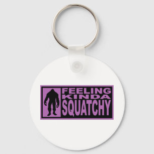 Feeling Kinda Squatchy - Finding Bigfoot Purple Key Ring